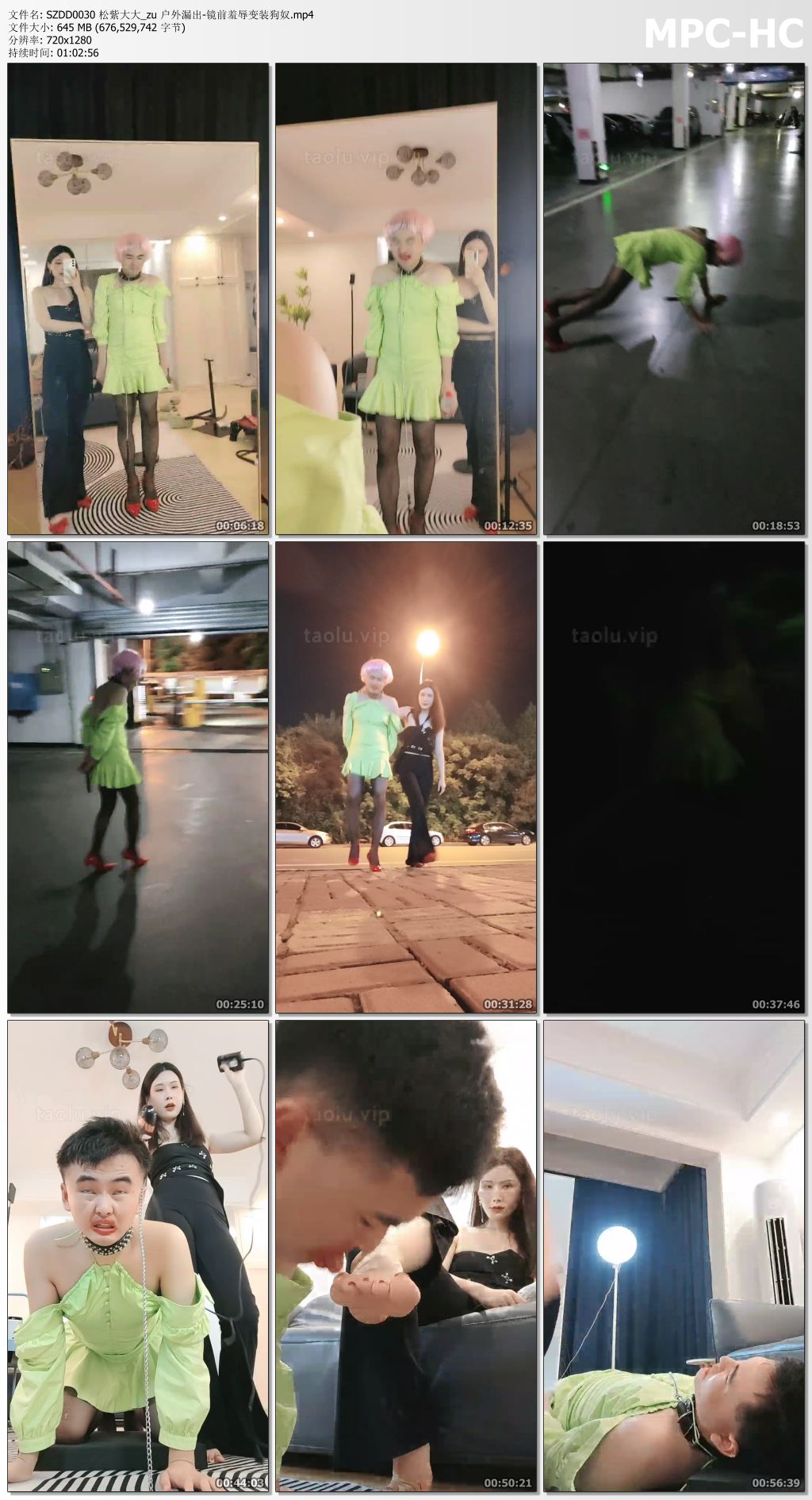 SZDD0030 松紫大大_户外漏出-镜前羞辱变装狗奴.jpg