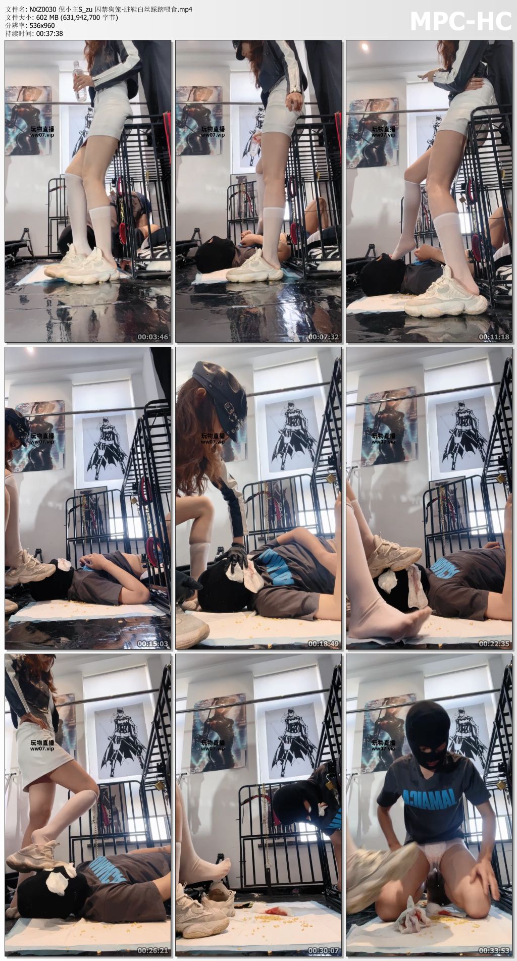 NXZ0030 倪小主_囚禁狗笼 脏鞋白丝踩踏喂食.jpg