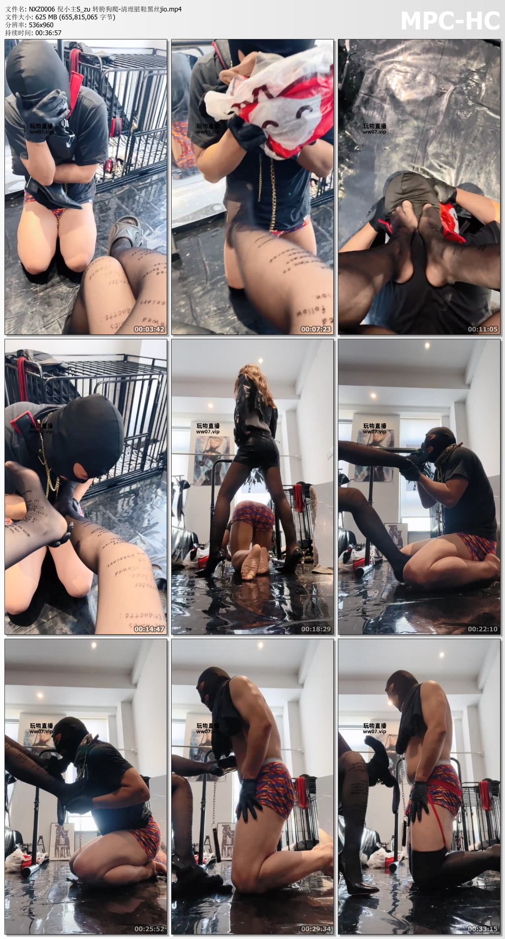 NXZ0006 倪小主_转胯狗爬 清理脏鞋黑丝脚.jpg