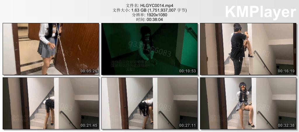 HLGYC0014 欢乐谷原创_jk遛狗到楼梯间放置强G.jpg