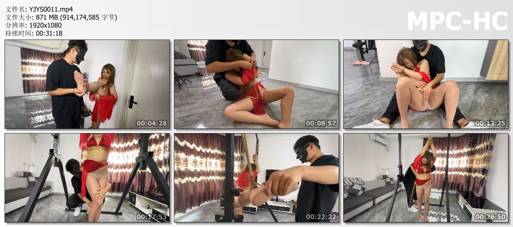 YJYS0011 延江艺束_女侠受难记 一字马单腿吊缚 R胸凌辱 手动强高 单腿站立挠脚心.jpg