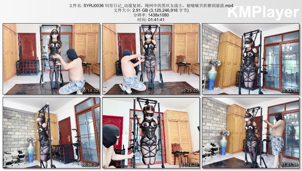 SYRJ0036 饲育日记_动漫复刻，绳网中的黑丝女战士，被啵啵贝折磨到崩溃.mp4_thumbs_[2.jpg