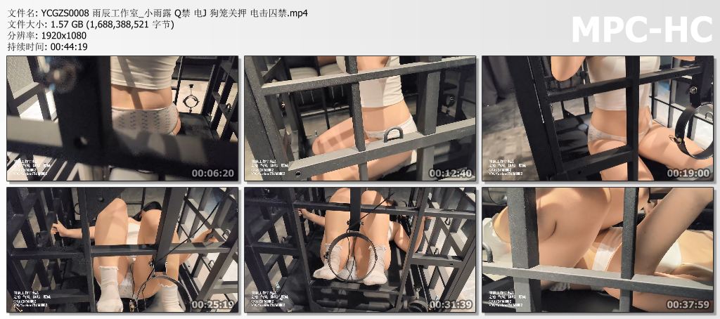 YCGZS0008 雨辰工作室_小雨露 Q禁 电J 狗笼关押 电击囚禁.mp4_thumbs.jpg