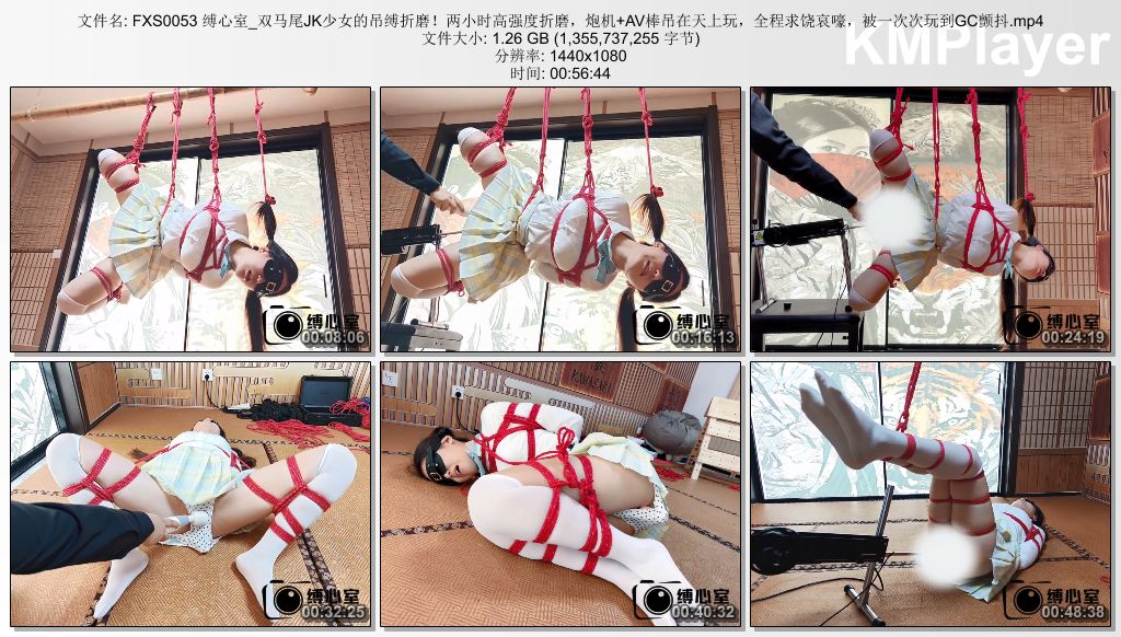 FXS0053 缚心室_双马尾JK少女的吊缚折磨！两小时高强度折磨，炮机 AV棒吊在天上玩，全.jpg