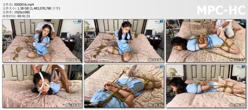 XSS0016 Xiao素素_美女护士佳佳被五花大绑在床上挣扎.jpg