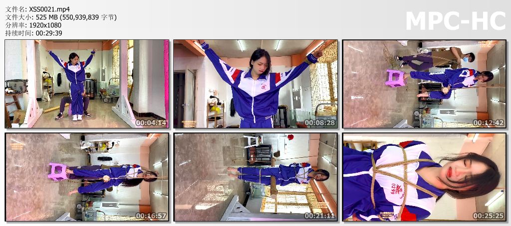 XSS0021 Xiao素素_素素学生服被大字捆绑 双脚离地.jpg