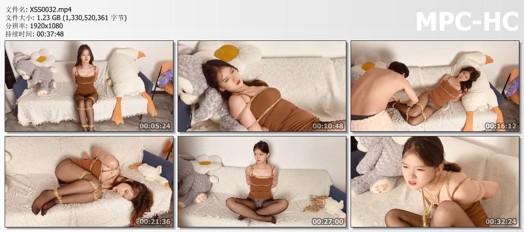XSS0032 Xiao素素_佳佳 美女沙发跪缚团缚捆绑.jpg