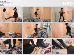 HPL栖心之栈_木堇女王装虐人肉靶子