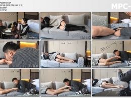 第5风格_小美做客我家昏睡被舔脚