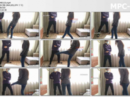 活力诗蔓_19岁靓丽少女狂踢男生发泄